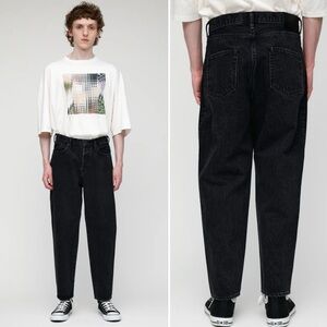 NEW MOUSSY VINTAGE Sovana Wide Tapered Button Fly Mens Jeans size 34 $325 MSRP